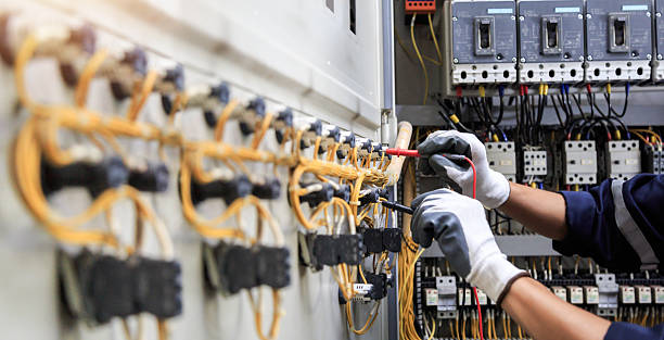 Professional Electrician technician working in Innovation, VA